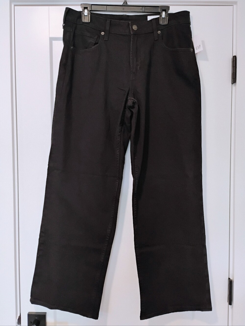 NWT 30 10 GAP Curvy '90s Loose Low Rise Black Denim Jeans Stretch NEW